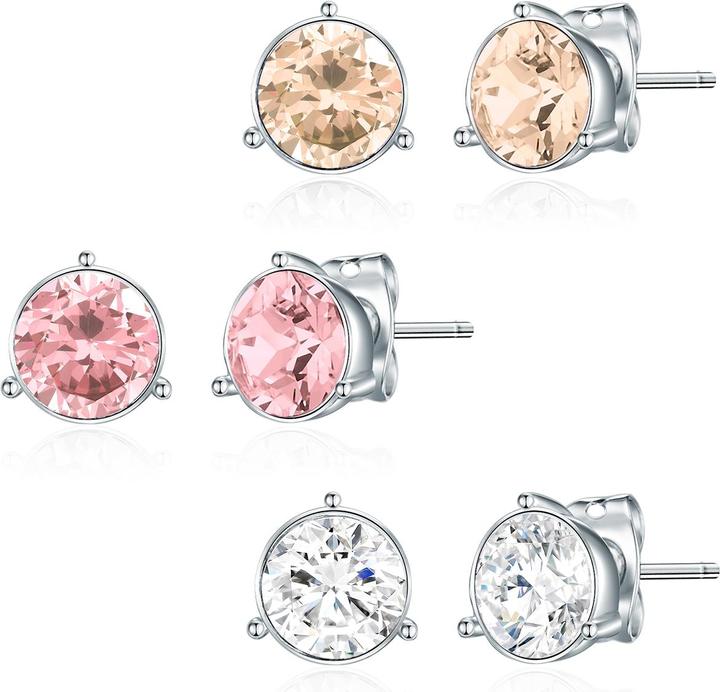 Produktbild Lulu & Jane Damen Metall-Legierung verziert mit Kristallen von Swarovski® silber - 29087 (Metall-Legierung)