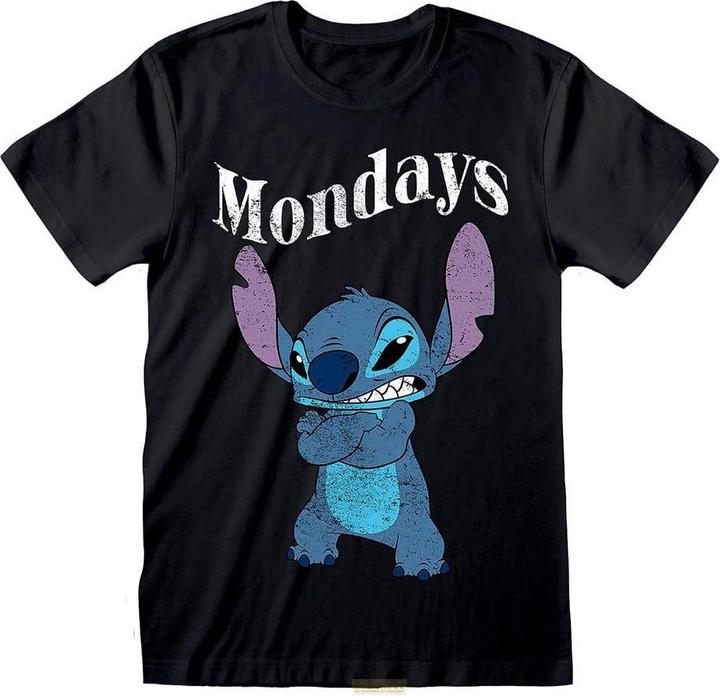Produktbild Heroes Inc Lilo & Stitch T-Shirt Stitch Mondays Black Grösse S (S)