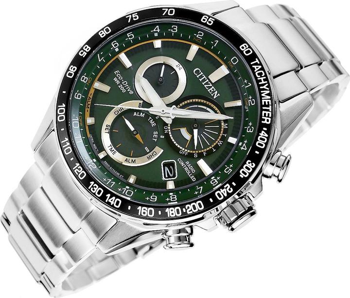 Actual product image Citizen CB5914-89X (Chronograph, Radio-controlled clock, Sports watch, 43 mm)