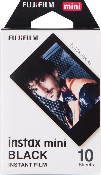 Produktbild Fujifilm Instax Mini 10 Blatt schwarz (Instax Mini)