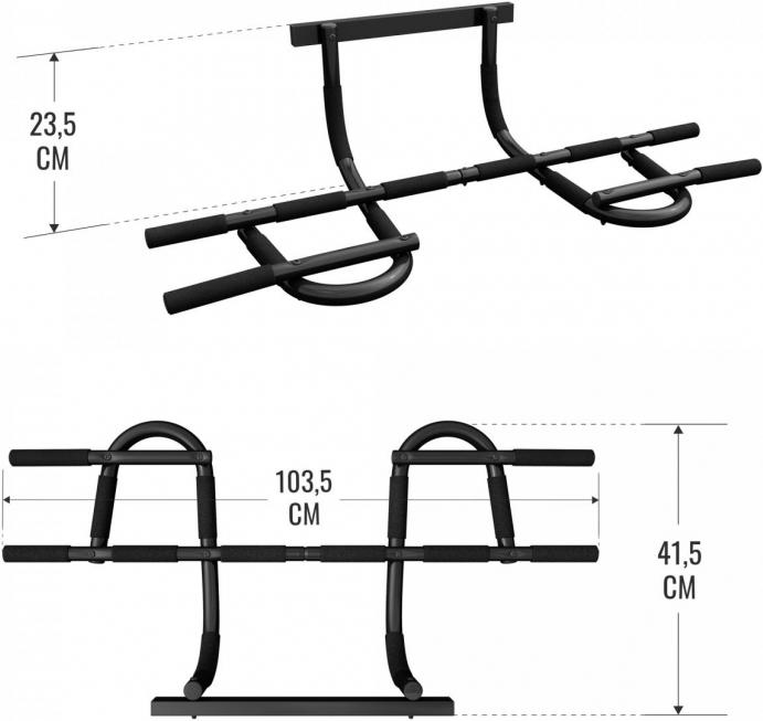 Actual product image Gorilla Sports Pull-up bar