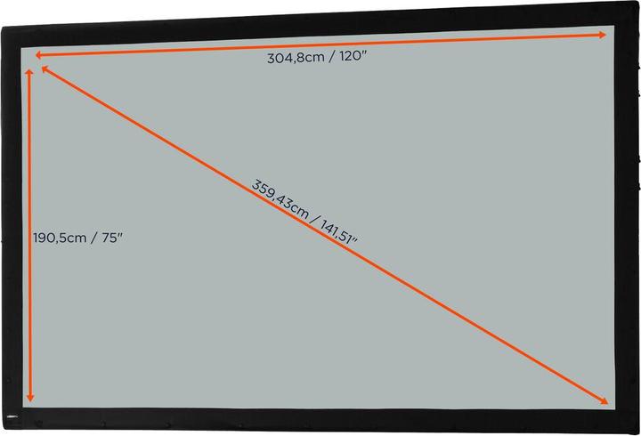 Productafbeelding Celexon Mobile Expert Business Format - Projectiescherm - achterkant - 359 cm (141") (141.34", 16:10)