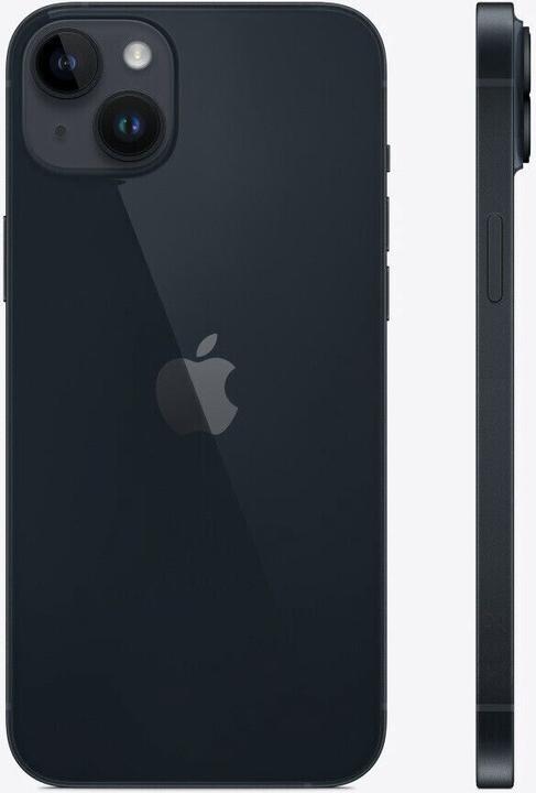 Produktbild Re!commerce iPhone 14 Plus (128 GB, Midnight, Schwarz, 6.70", 12 Mpx, SIM + eSIM, A / Wie neu)