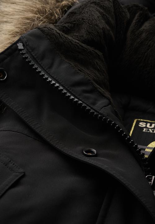 Actual product image Superdry EVEREST FAUX FUR PARKA JACKET Dames Jas - Maat M (12)