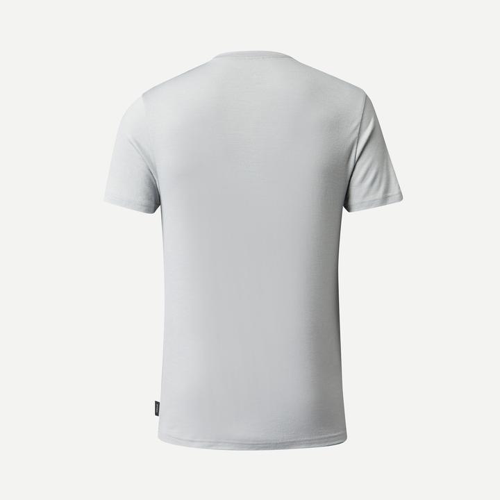 Image du produit Forclaz T-shirt mérinos homme manches courtes Backpacking - Travel 500 gris (XXL)