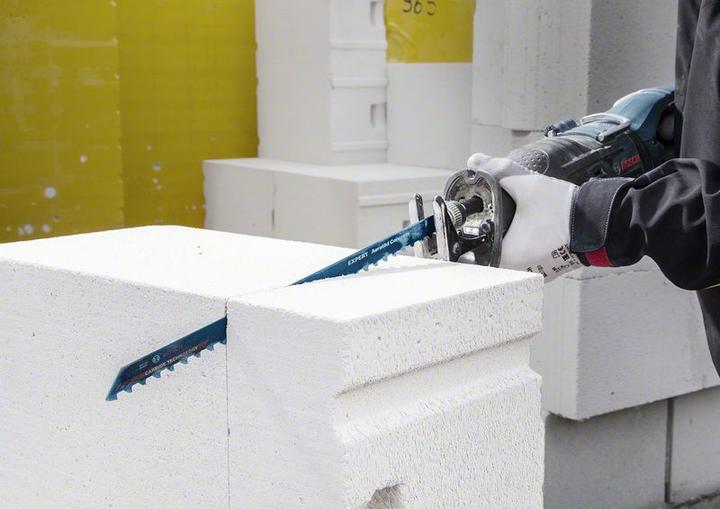 Actual product image Bosch Professional Zubehör EXPERT 'Aerated Concrete' S 1241 HM reciprocating saw blade, 10 pieces