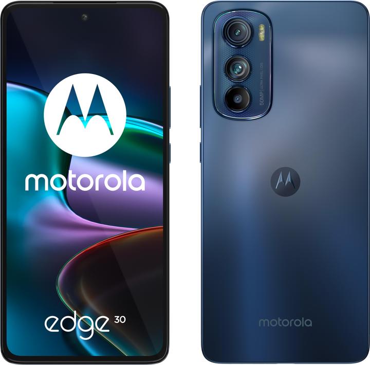 Produktbild Motorola Edge 30 (128 GB, meteor grey, 6.50", Dual SIM, 50 Mpx, 4G)