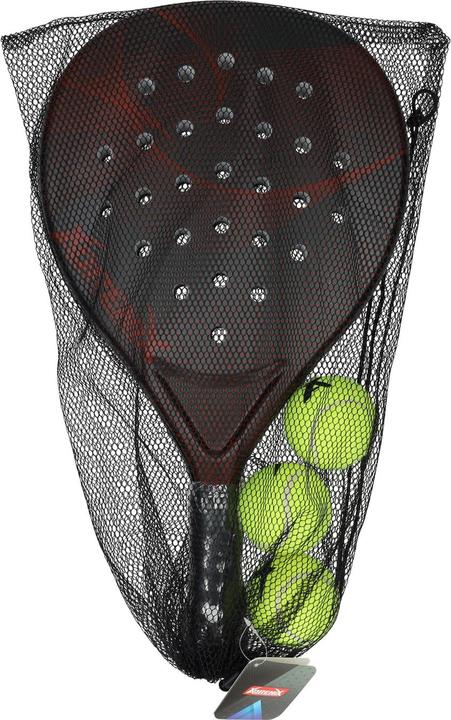 Actual product image Adrenix Padel set racket with 3 balls, 4 pcs.