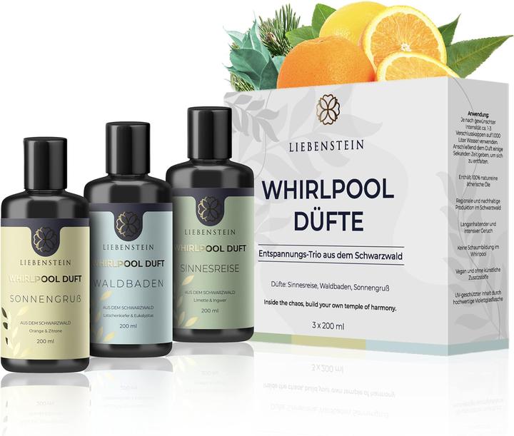 Produktbild Liebenstein Whirlpool Duft 3er-Set (600 ml, Badeöl)