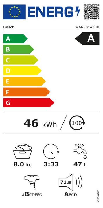 Energie-Label Siemens Vsq8sen72c