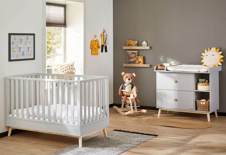 Immagine prodotto Pinolino Set per la cameretta dei bambini 'Dusk', 2 pezzi. (Culla, Fasciatoio)