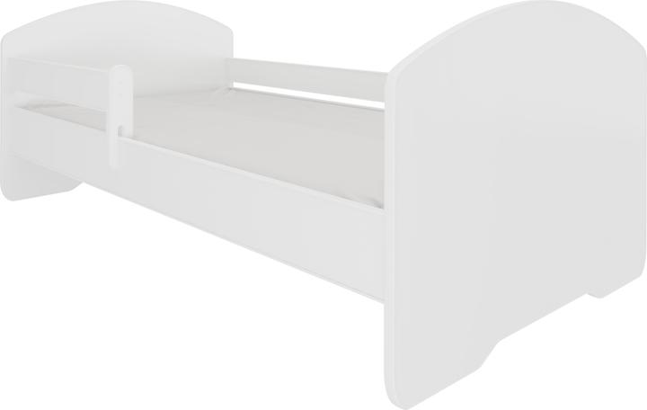 ADRK Furniture Bed with Mattress and Railing PEPE 160x80 (160 x 80 cm)