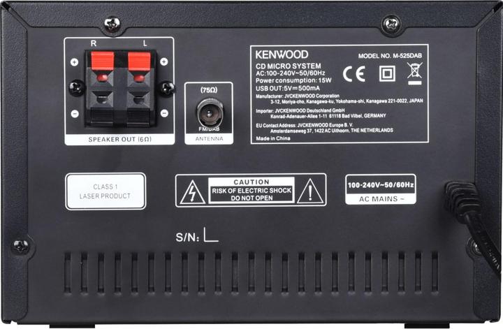 Produktbild Kenwood M-525 DAB (Bluetooth, CD Player, 1x 7 W)