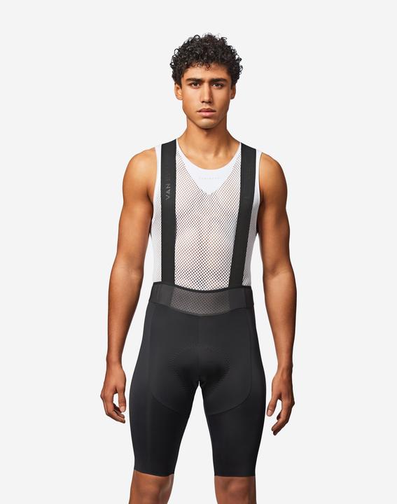 Van rysel Rennrad Radhose mit Trägern Sommer kurz Herren RCR 4 schwarz