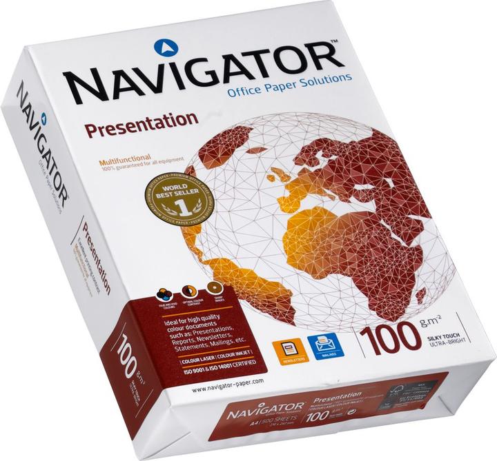 Immagine prodotto Navigator Carta da stampa per presentazioni () 500 fogli (100 g/m², 500 x, A4)