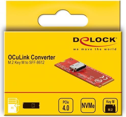 Image du produit Delock Convertisseur M.2 - OCuLink SFF-8612