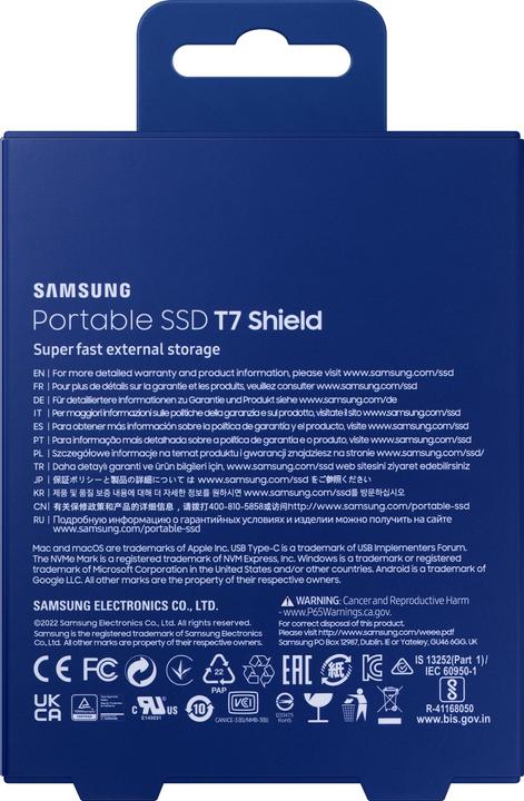 Produktbild Samsung T7 Shield (1000 GB)