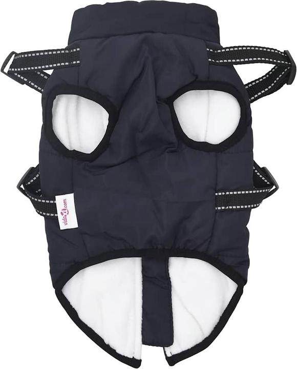 Actual product image VidaXL Dog coat with harness Waterproof Reflective (32, Dog coat)