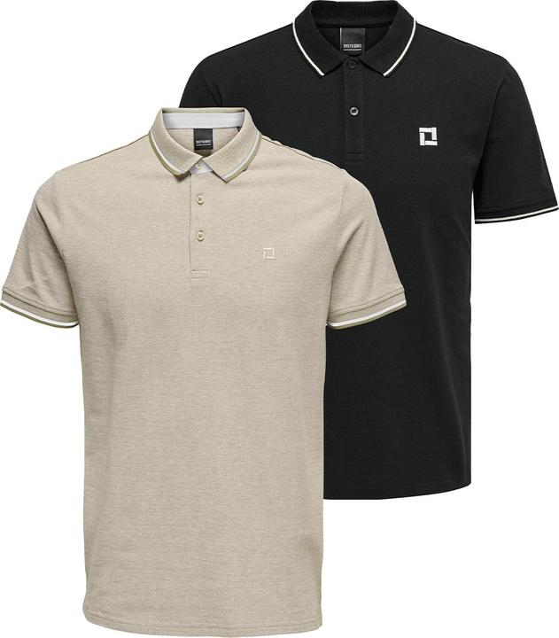 Produktbild Only & Sons 2er Pack Onsefletcher Poloshirt (M)