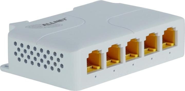 Produktbild Allnet Switch unmanaged 5 Port • 5x GbE • PoE Budget 85W • 1x bt out, 3x PoE af/at out, 1xPoE bt 90 (5 Ports)