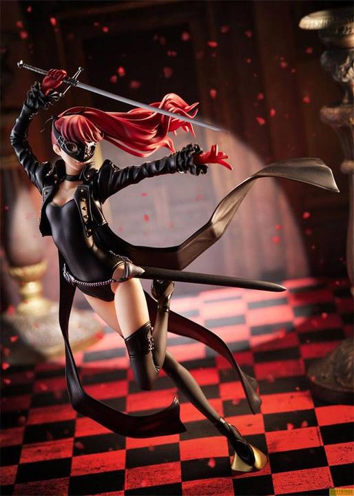 Actual product image Amakuni Persona 5 The Royal statuette PVC 1/7 Kasumi Yoshizawa Phantom Thief Ver. 25 cm