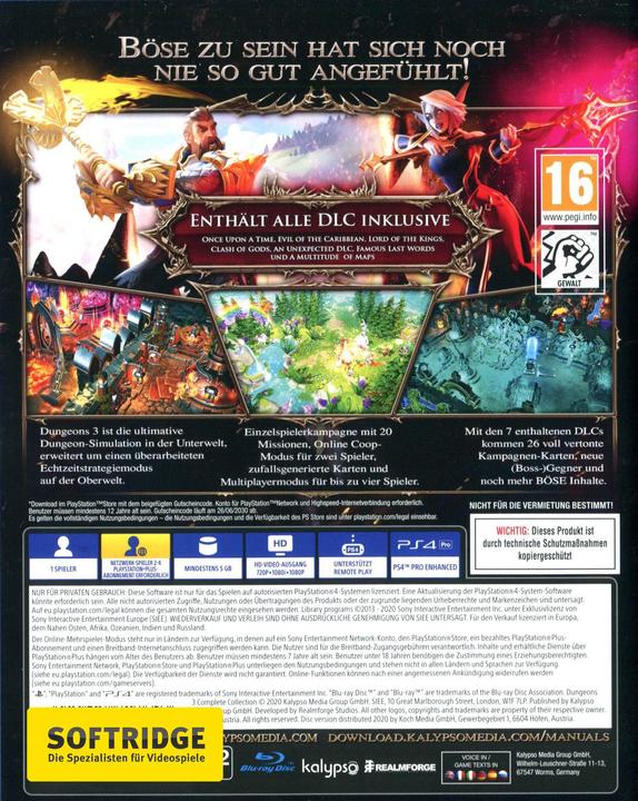 Produktbild Dungeons 3 Complete Collection (PS4, DE)