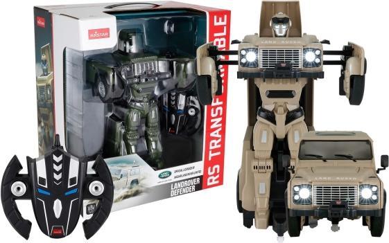 Actual product image Rastar Land Rover Defender Transform Robot Bil 2.4G 1:14