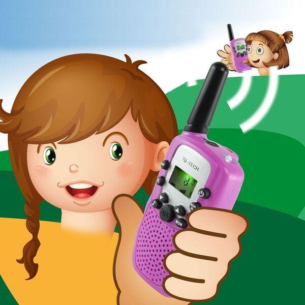 Produktbild X4 TECH Walkie Talkie 2er Set pink (3 km)