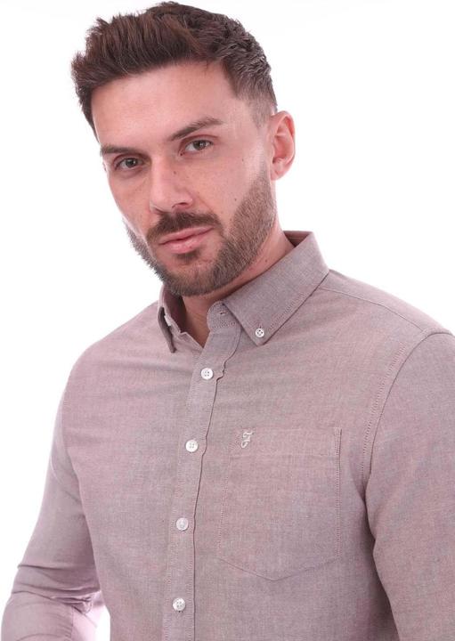 Actual product image Farah Mens Drayton Oxford Modern Shirt (S)