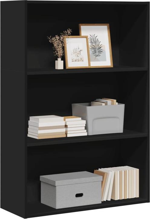 Immagine prodotto VidaXL Bücherregal Standregal Büroregal Aktenregal Aufbewahrungsregal Schwarz (80 x 30 x 114 cm)