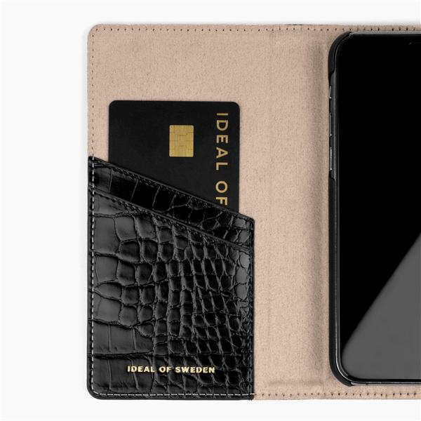 Immagine prodotto iDeal Of Sweden Copertina del libro Jet Black Croco (Apple iPhone 6s, Apple iPhone 8, Apple iPhone 7, Apple iPhone 6, Apple iPhone SE (seconda generazione))