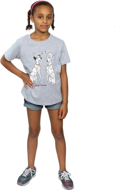 Immagine prodotto 101 Dalmatians Pongo e Perdita - Ragazze con la TShirt (116)