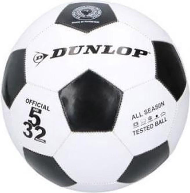 Dunlop - Fussballball Grösse 5 (Schwarz)