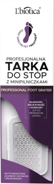 Immagine prodotto L´Biotica L'Biotica Express Pedicure Grattugia per piedi con mini lime 1Pz. (Elimina calli, 6 ml)