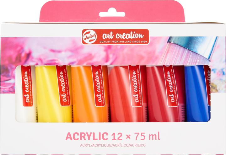 Produktbild Talens Acrylfarbe 12er Set (Multicolor, 900 ml)