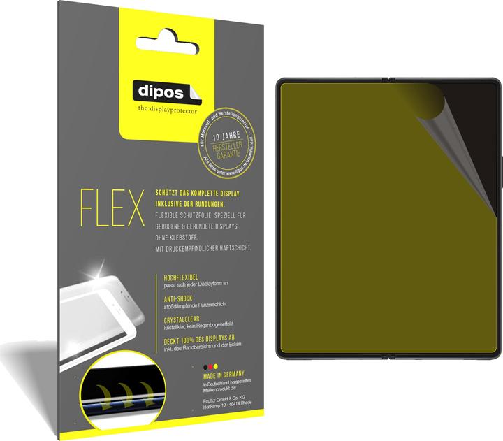 Produktbild Dipos Displayschutzfolie Full-Cover 3D (2 Stück, Samsung Galaxy Z Fold5)