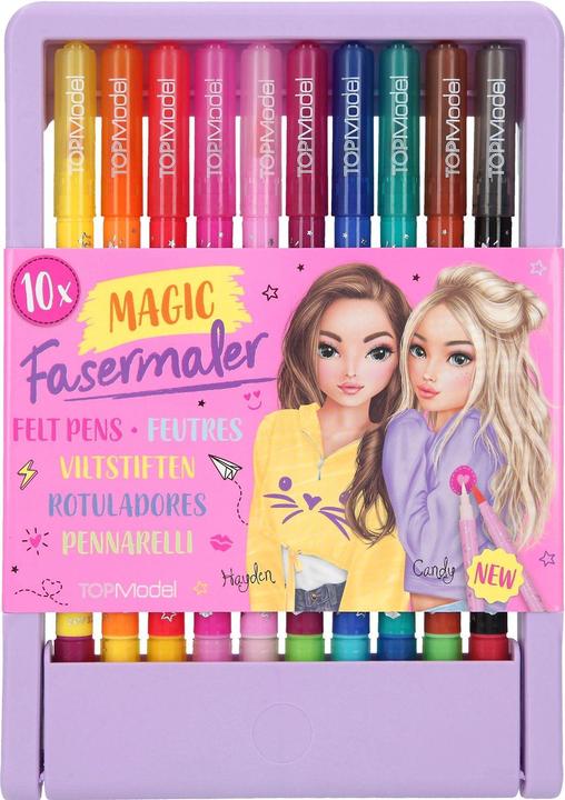 Image du produit Depesche Feutres de coloriage Magic Top Model 10 pièces (Multicolore, 10 x)