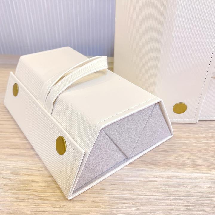 Image du produit Only-Bags.Store 1pc Glasses Organizer Case, Portable Glasses Case, PU Leder Hanging Foldable Eyeglasses Case