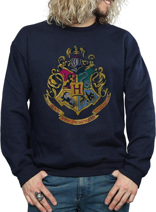 Immagine prodotto Felpa uomo in cotone con stemma di Hogwarts (S)