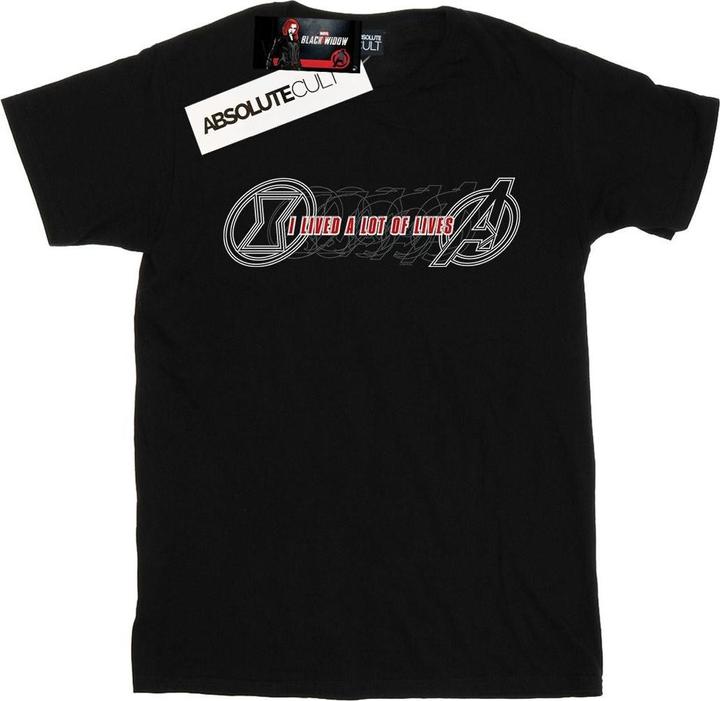 Black Widow Film Lots Of Lives TShirt