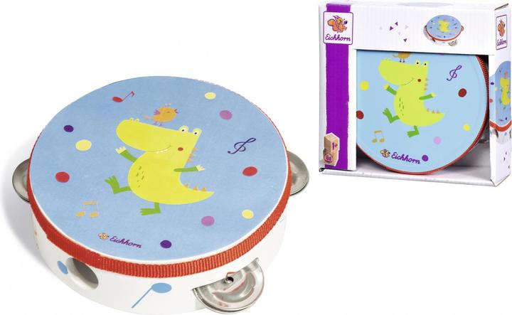 Actual product image Eichhorn Music tambourine (German, French, Italian, English)