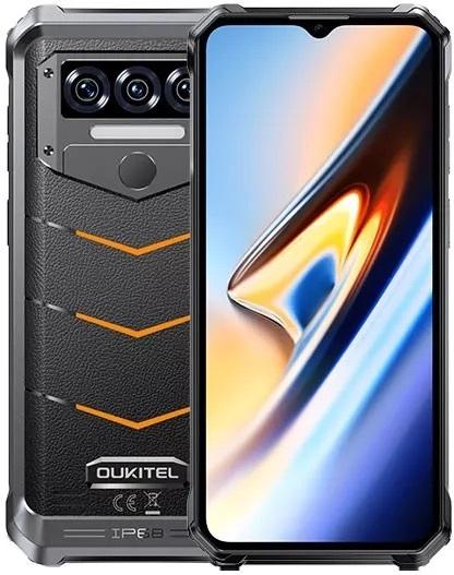 Oukitel Téléphone WP38, 256GB/12GB, orange (256 Go, Orange, 6.52")