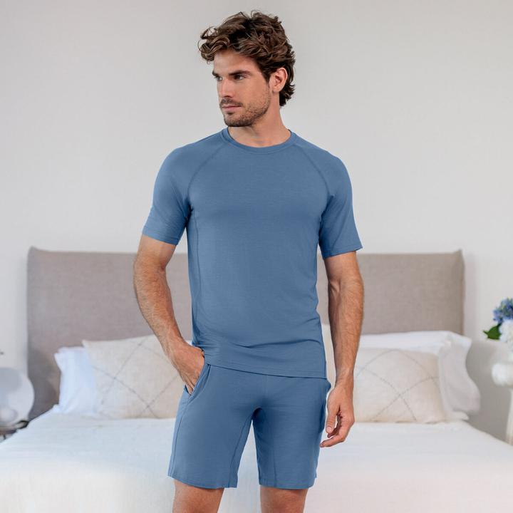 Immagine prodotto Dagsmejan Top pigiama "Balance" blu notte (50)