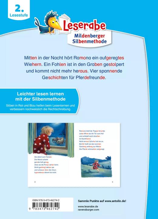Image du produit Ravensburger Leserabe mit Mildenberger Silbenmethode: Pferdegeschichten (Allemand, Julia Boehme, Dorothea Ackroyd, 2023)