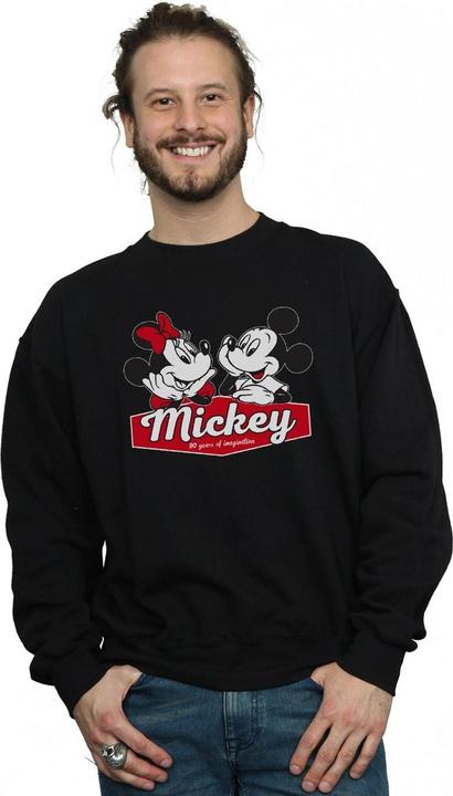 Immagine prodotto Disney Mickie And Minnie 90 Years Felpa Uomo (XL)