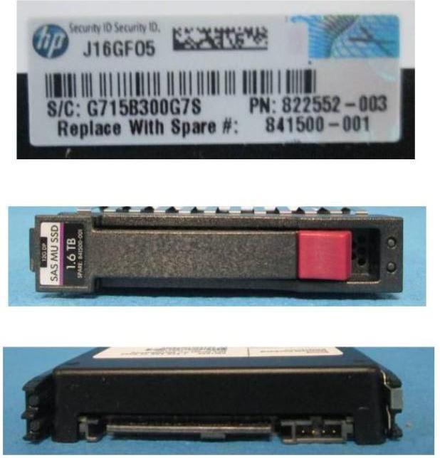 Produktbild HPE DRV SSD 1.6TB 12G 2.5 SAS (1600 GB, 2.5")
