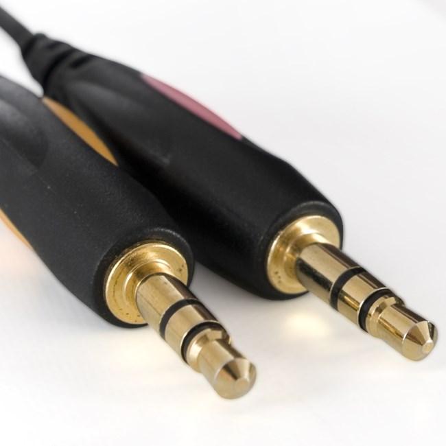 Actual product image Modecom MC-828-STRI cordless headphones with microphone (Cable)