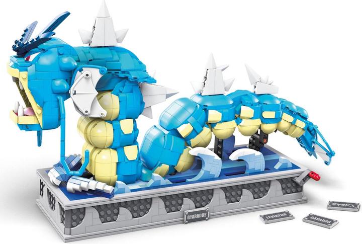 Actual product image Mega Construx Pokémon Motion Gyarados