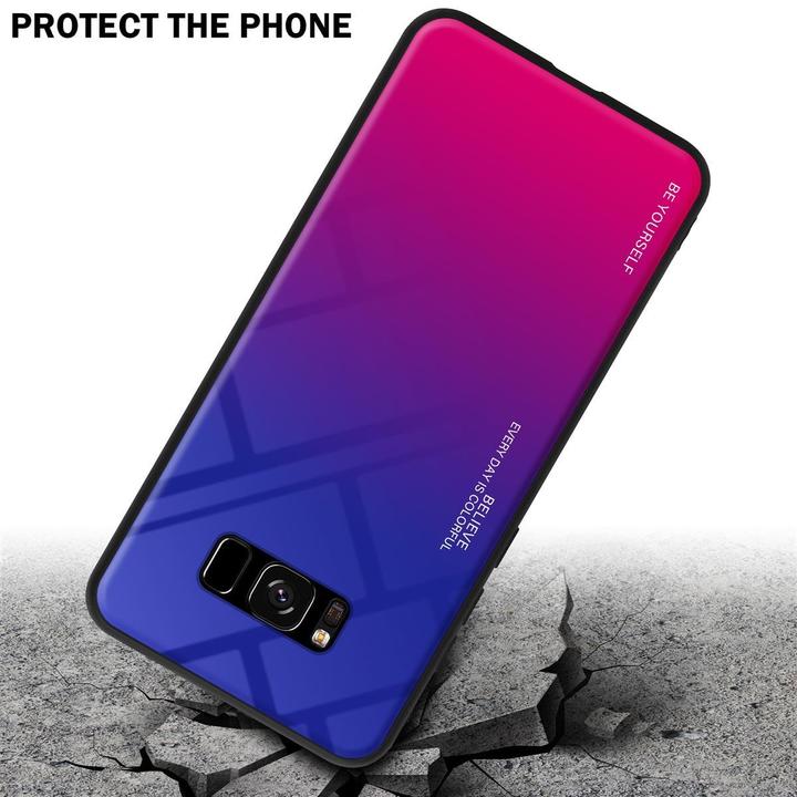 Actual product image Cadorabo TPU 2 colors glass cover (Samsung Galaxy S8+)