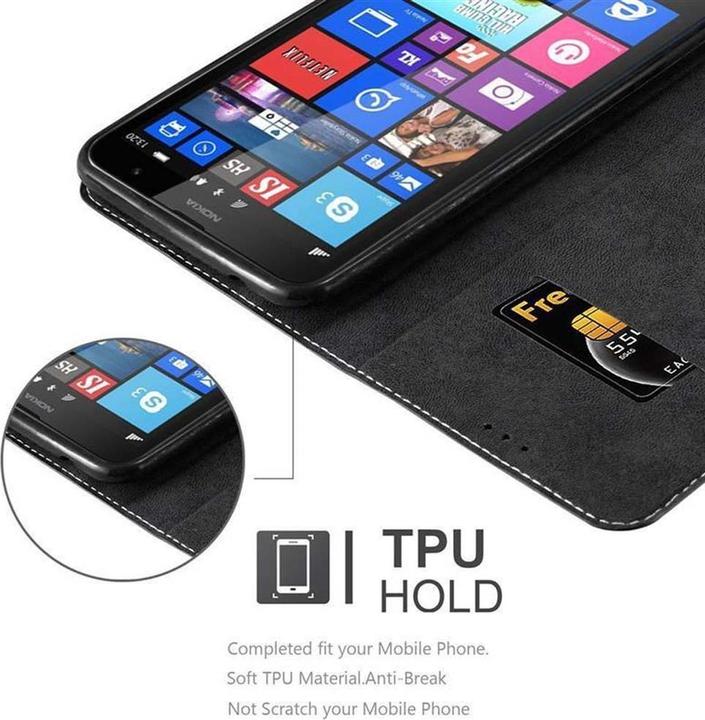 Produktbild Cadorabo Book X-Wallet Cover (Nokia Lumia 1320)